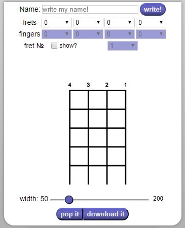 Stwórz swój diagram akordu! Stwórz swój diagram akordu!
