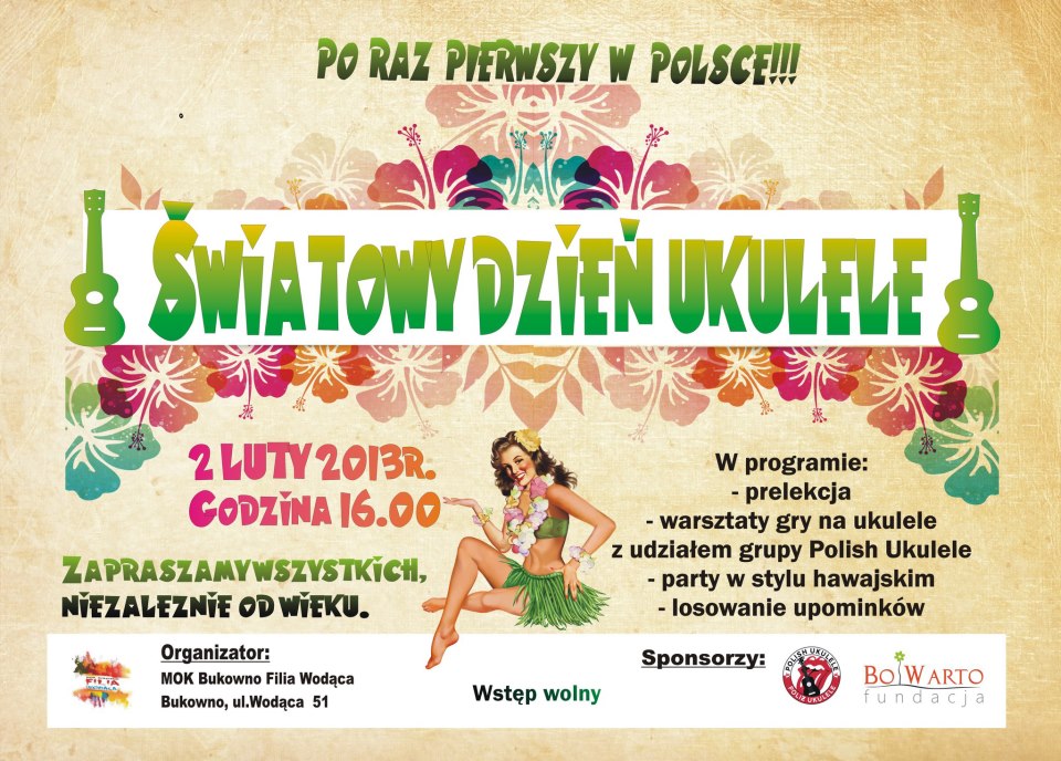 2.02.2013 Światowy Dzień Ukulele!!! 2.02.2013 Światowy Dzień Ukulele!!!